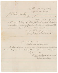 Lot #300 Jefferson Davis - Image 1