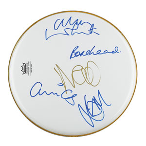 Lot #4751  Oasis Signed Drum Head