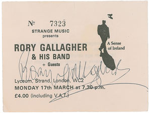 Lot #696 Rory Gallagher