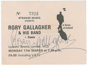 Lot #696 Rory Gallagher - Image 1