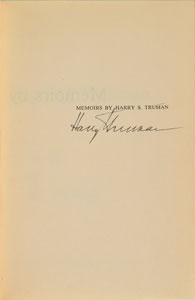 Lot #101 Harry S. Truman - Image 1