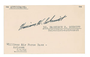 Lot #393 Harrison Schmitt - Image 1