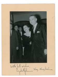 Lot #40 Lyndon and Lady Bird Johnson - Image 1