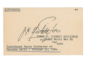 Lot #341 James H. Doolittle - Image 3