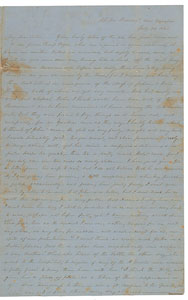 Lot #359  Confederate Soldier's Letter - Image 1