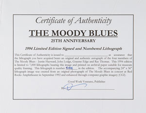 Lot #712  Moody Blues - Image 3