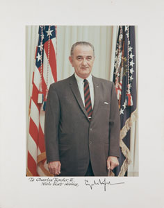 Lot #41 Lyndon B. Johnson - Image 1