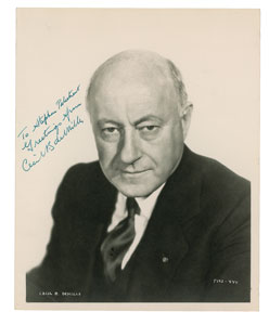 Lot #815 Cecil B. deMille - Image 1