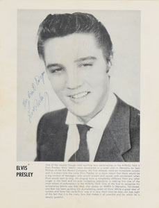 Lot #625 Elvis Presley - Image 1