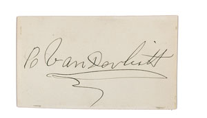 Lot #282 Cornelius Vanderbilt - Image 1