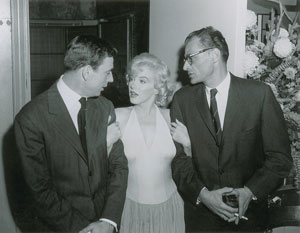 Lot #882 Marilyn Monroe, Arthur Miller, and Yves Montad - Image 1