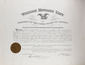 Lot #95 William H. Taft - Image 1
