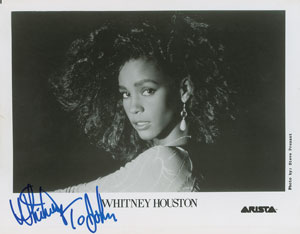 Lot #966 Whitney Houston