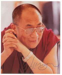 Lot #208  Dalai Lama
