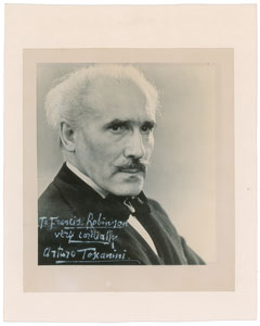 Lot #656 Arturo Toscanini - Image 1