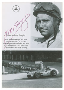 Lot #1047 Juan Manuel Fangio