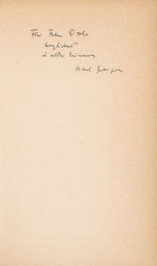 Lot #230 Karl Jaspers - Image 2