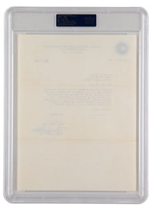 Lot #4312 Neil Armstrong and Buzz Aldrin Typed Letter Signed - Image 2
