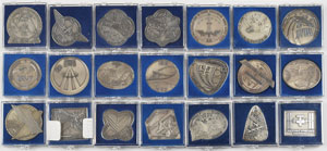 Lot #4614 Collection of (21) ISS Robbins Medallions - Image 1