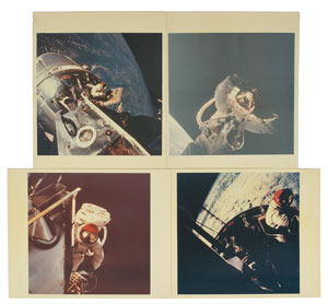 Lot #4459  Apollo 9 Group of (4) EVA Photographs - Image 1