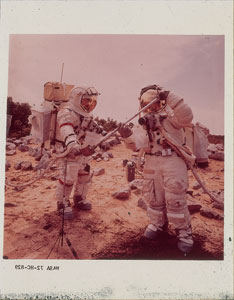 Lot #4575  Apollo 17 Group of (5) Training Transparencies - Image 2
