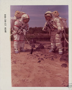 Lot #4575  Apollo 17 Group of (5) Training Transparencies - Image 3
