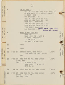 Lot #4288  Apollo 10 Flown Checklist - Image 2