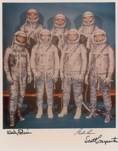Lot #4092  Mercury Astronauts Signed Photograph - Image 1