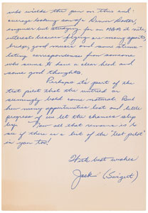 Lot #4529 Jack Swigert Autograph Letter Signed - Image 2