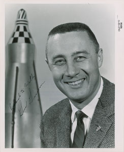 Lot #4067 Gus Grissom Signed Photograph - Image 1