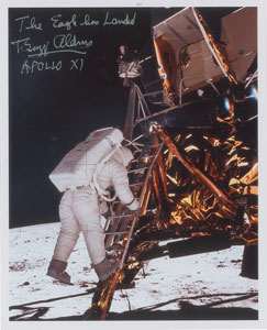 Lot #4299 Buzz Aldrin Signed Photograph