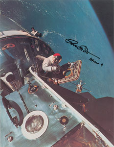 Lot #4284  Apollo 9 Signed Photographs - Image 2