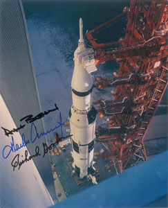 Lot #4361  Apollo 12 Signed Photograph