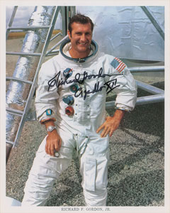 Lot #4363  Apollo 12 Signed Photographs - Image 1