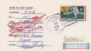 Lot #4058  Lifting Body Test Flights Group of (4) Flown Covers - Image 4