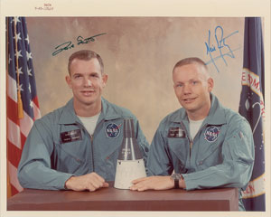 Lot #4111  Gemini 8 Signed Photograph