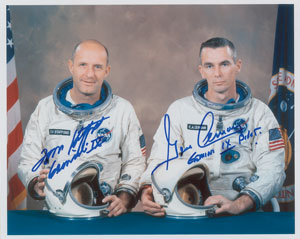 Lot #4132  Gemini 9 Signed Photograph