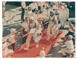 Lot #4124  Gemini 12 Signed Photograph