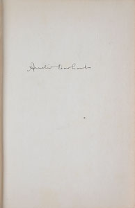 Lot #4030 Amelia Earhart Signed Book