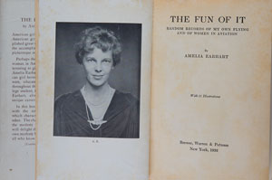Lot #4030 Amelia Earhart Signed Book - Image 4