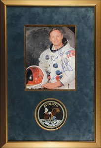Lot #4338 Neil Armstrong Signed Photograph - Image 1