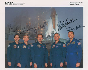 Lot #4677  Space Shuttle Signed Photographs