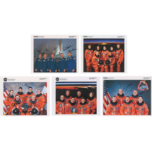 Lot #4677  Space Shuttle Signed Photographs - Image 1