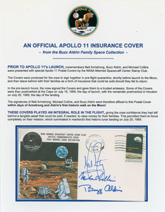 Lot #4317  Apollo 11 Signed Insurance Cover - Image 2