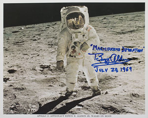 Lot #4297 Buzz Aldrin - Image 1