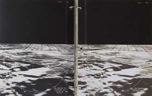 Lot #4401 Dave Scott's Flown Apollo 15 CSM Lunar Landmark Maps Book - Image 8