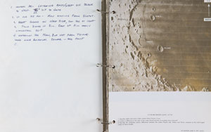Lot #4401 Dave Scott's Flown Apollo 15 CSM Lunar Landmark Maps Book - Image 12
