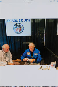 Lot #4565 Charlie Duke Signed Moon Boot - Image 3