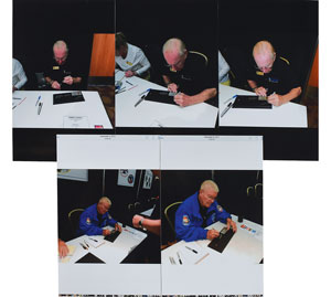 Lot #4149 James Lovell and Fred Haise Signed Apollo 13 Model - Image 3