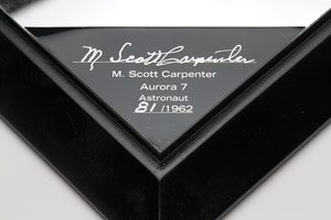 Lot #4142 Scott Carpenter Signed Model - Image 4